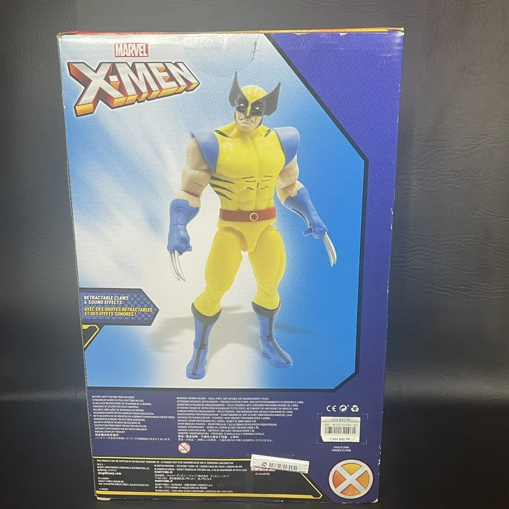 Marvel X-Men Wolverine TALKING Action Figure New In Box Disney Store Exclusive